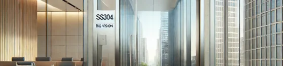 SS304 Big Vision Door
